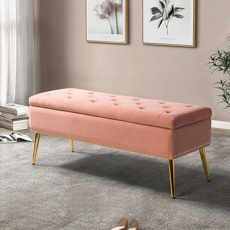 Lenore Upholstered Storage Bench - Hulala Home