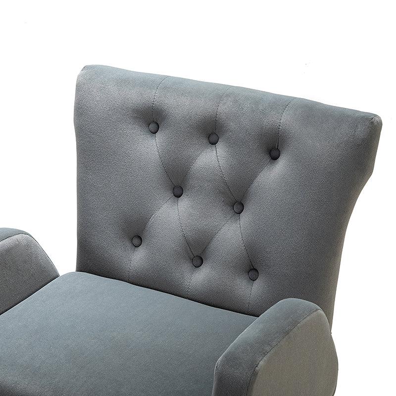 Lydia Velvet Swivel Adjustable Barstool - Hulala Home