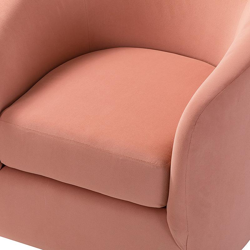 Emanuela Velvet Swivel Barrel Armchair - Hulala Home