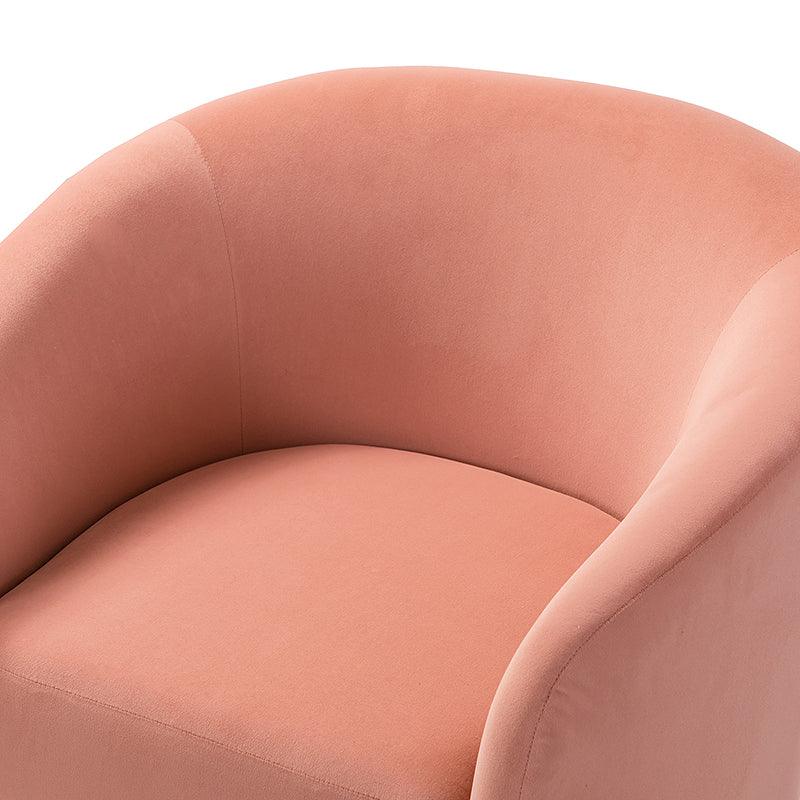 Emanuela Velvet Swivel Barrel Armchair - Hulala Home