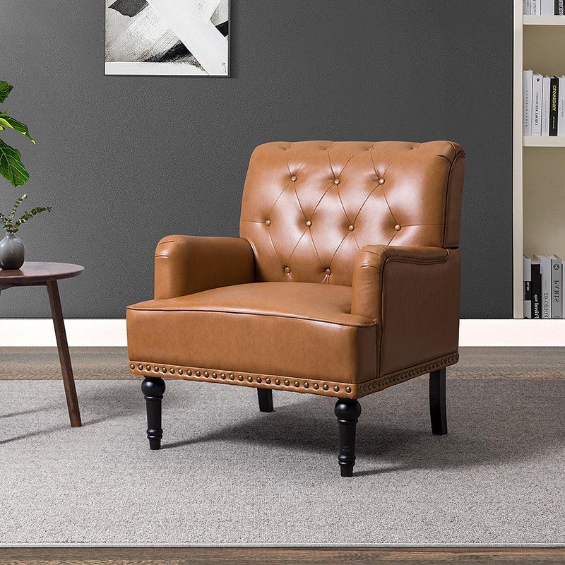 Santuzza Vegan Leather Armchair - Hulala Home