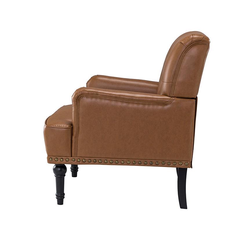 Santuzza Vegan Leather Armchair - Hulala Home