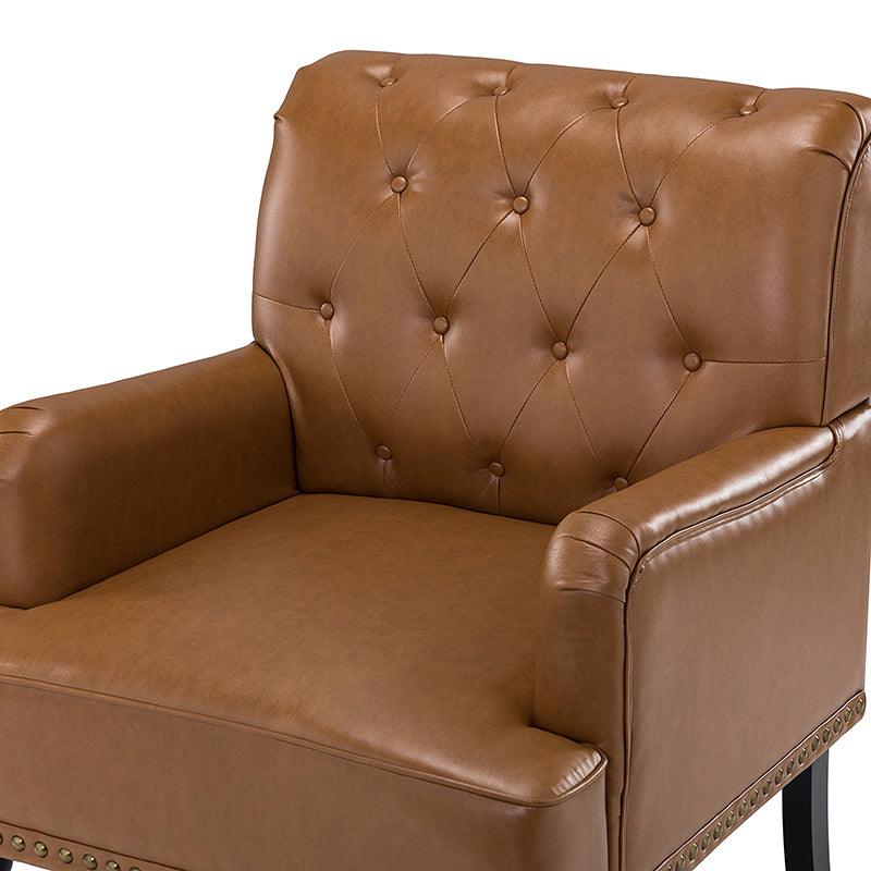 Santuzza Vegan Leather Armchair - Hulala Home