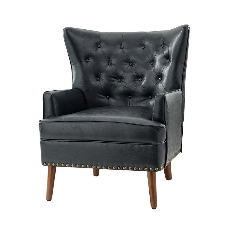 Memphis Vegan Leather Armchair - Hulala Home