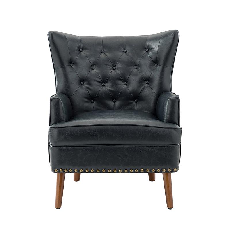 Memphis Vegan Leather Armchair - Hulala Home