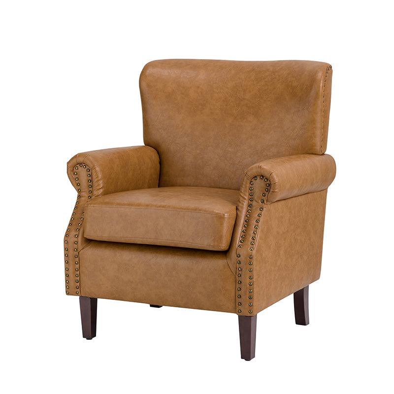 Luna Vegan Leather Armchair - Hulala Home