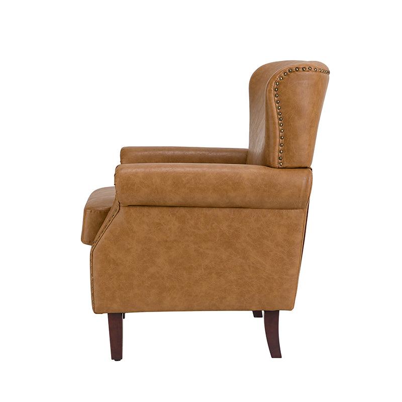 Luna Vegan Leather Armchair - Hulala Home