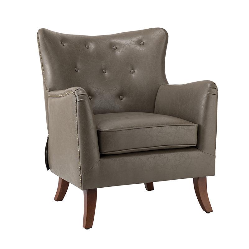 Gaspar Vegan Leather Armchair - Hulala Home