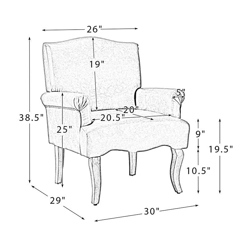 Austin Vegan Leather Armchair - Hulala Home