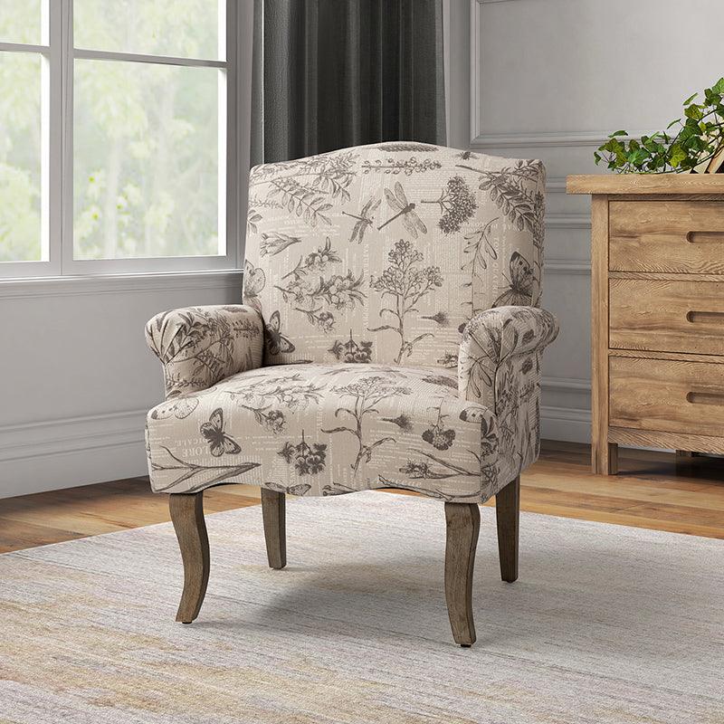 Austin Floral Fabric Armchair - Hulala Home
