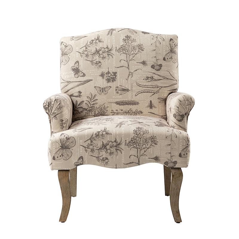 Austin Floral Fabric Armchair - Hulala Home