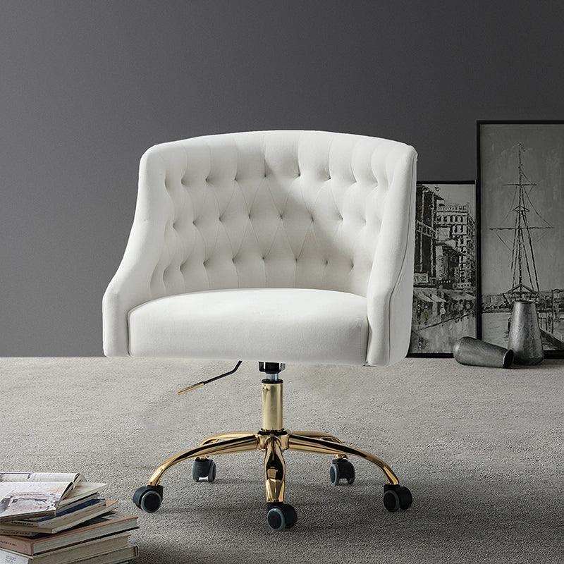 Penelope Velvet Tufted Office Chair - Hulala Home
