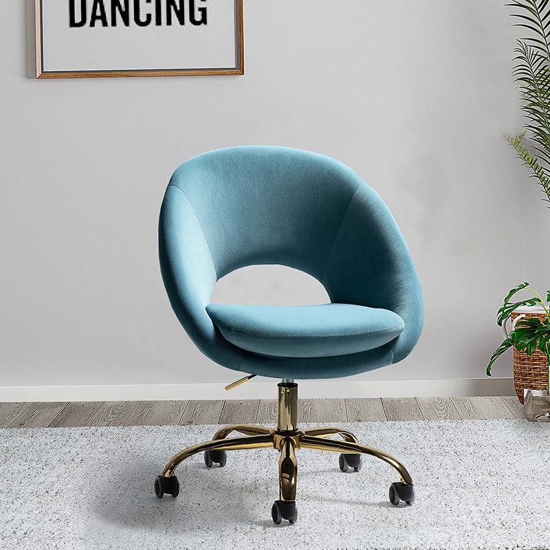 Ramona Velvet Upholstered Office Chair - Hulala Home