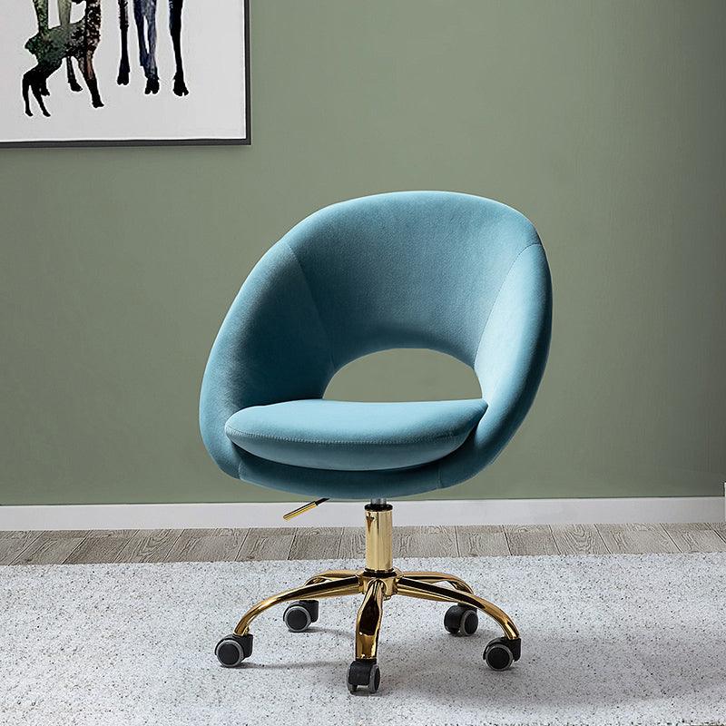 Ramona Velvet Upholstered Office Chair - Hulala Home