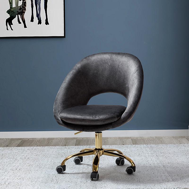 Ramona Velvet Upholstered Office Chair - Hulala Home