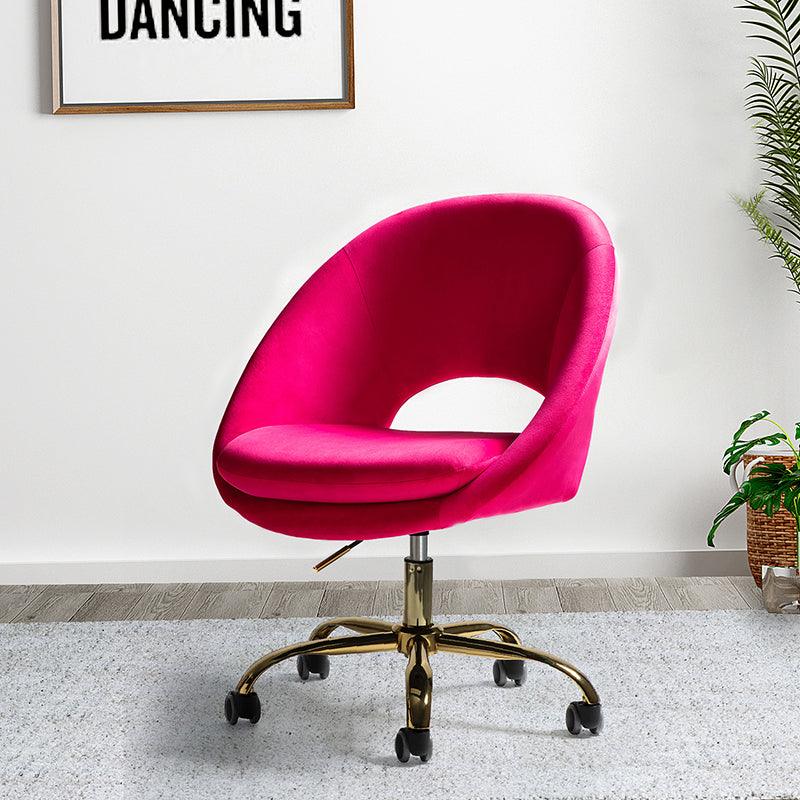 Ramona Velvet Upholstered Office Chair - Hulala Home