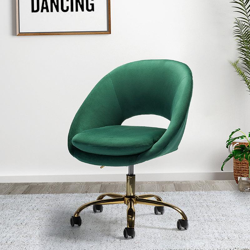 Ramona Velvet Upholstered Office Chair - Hulala Home