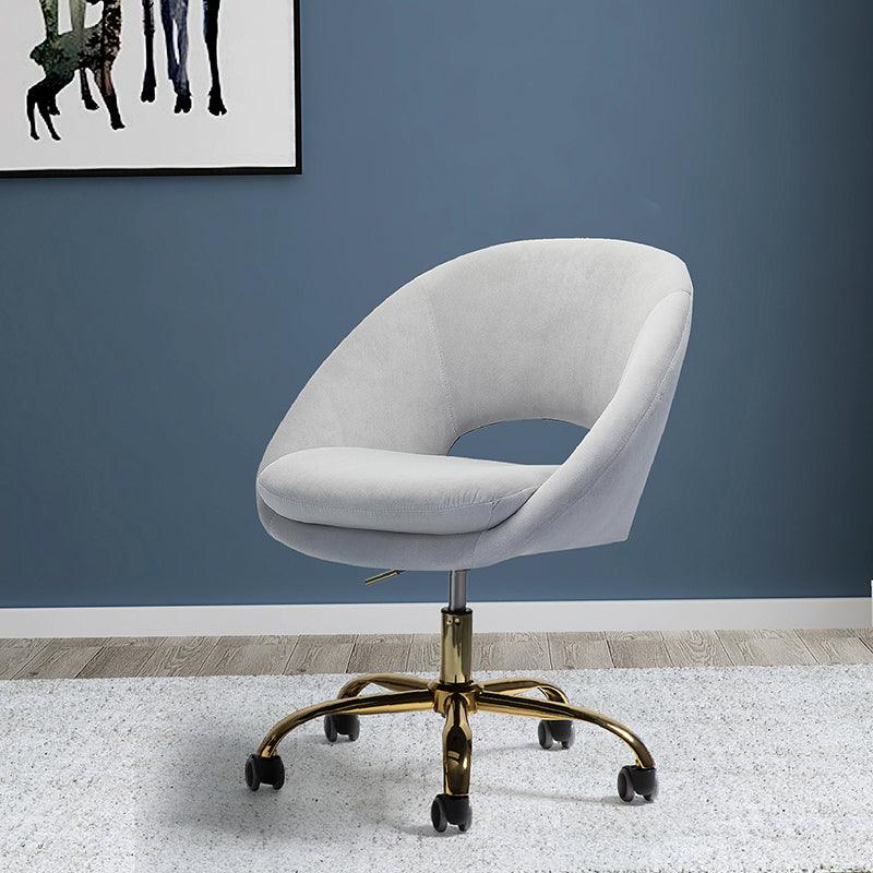 Ramona Velvet Upholstered Office Chair - Hulala Home