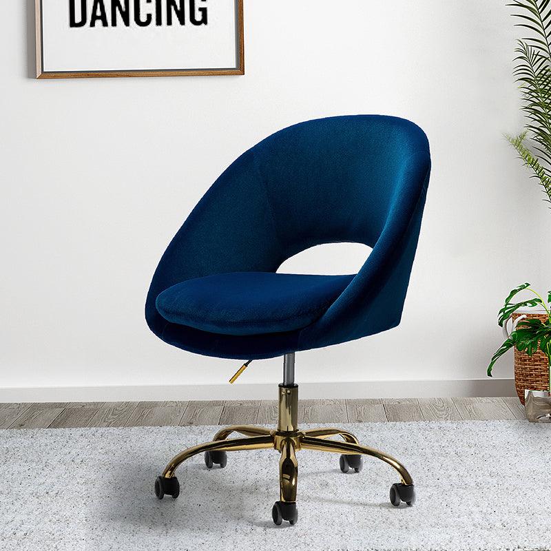 Ramona Velvet Upholstered Office Chair - Hulala Home