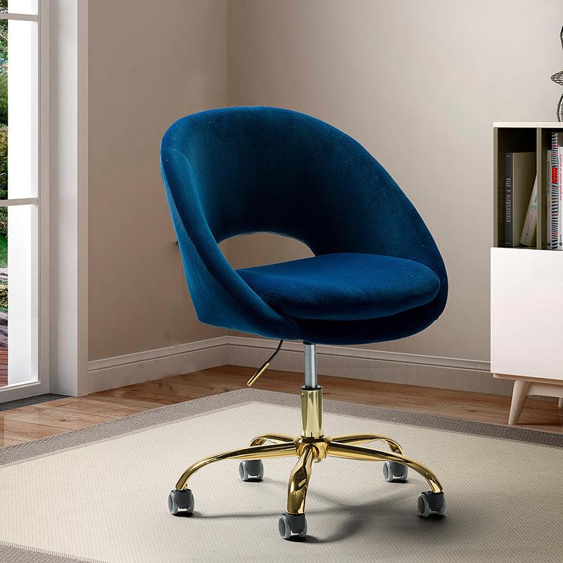 Ramona Velvet Upholstered Office Chair - Hulala Home