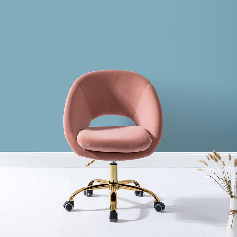 Ramona Velvet Upholstered Office Chair - Hulala Home