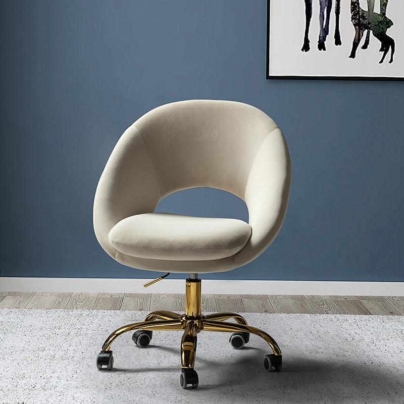 Ramona Velvet Upholstered Office Chair - Hulala Home