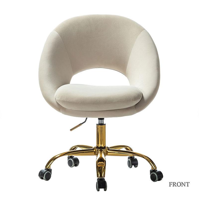 Ramona Velvet Upholstered Office Chair - Hulala Home