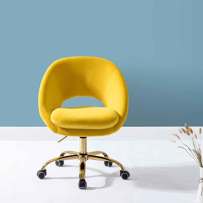 Ramona Velvet Upholstered Office Chair - Hulala Home