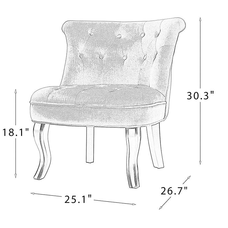 Cynthia Tufted Vanity Stool - Hulala Home