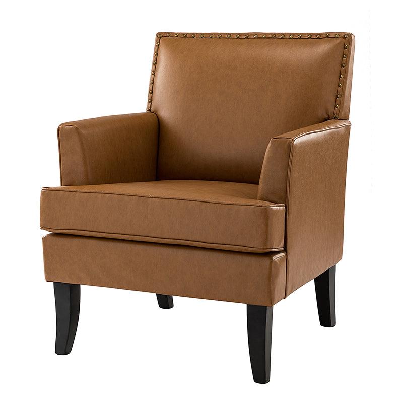 Fatima Vegan Leather Armchair - Hulala Home