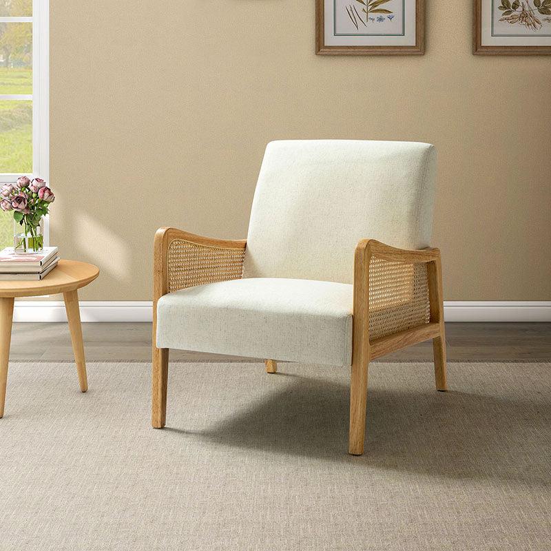 Marlowe Upholstered Cane Armchair - Hulala Home