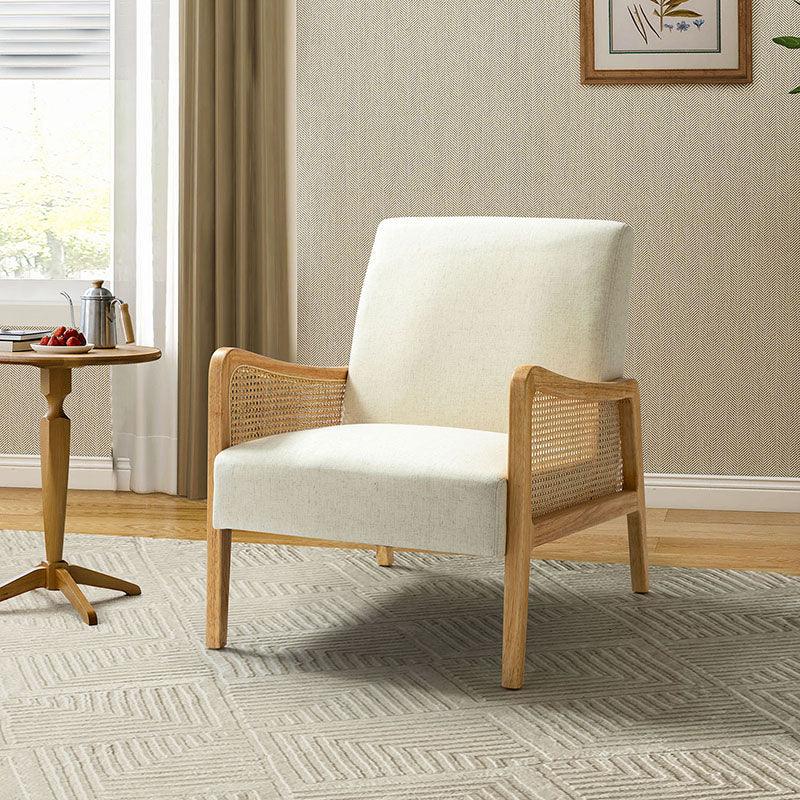 Marlowe Upholstered Cane Armchair - Hulala Home
