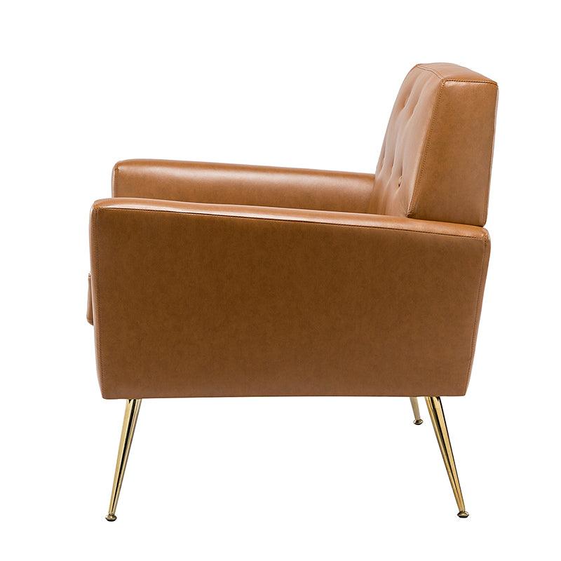 Raelynn Vegan Leather Armchair - Hulala Home