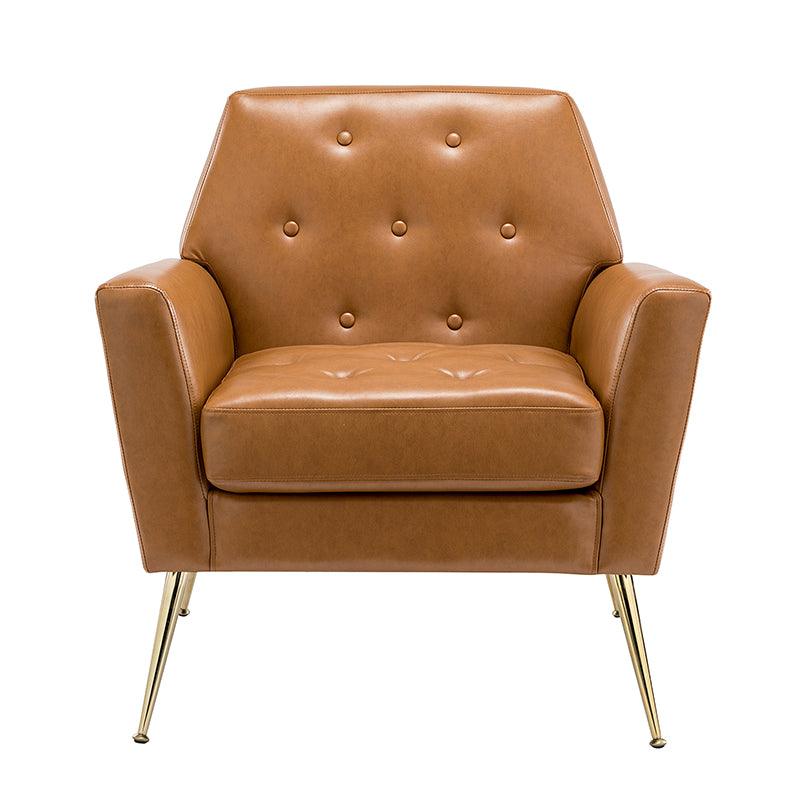 Raelynn Vegan Leather Armchair - Hulala Home