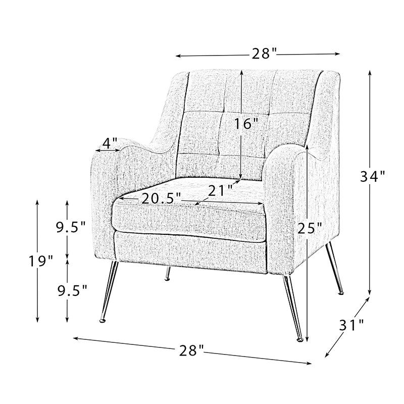 Neptune Velvet Armchair - Hulala Home