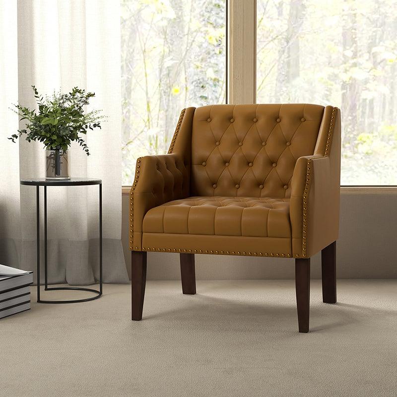 Paulo Vegan Leather Armchair - Hulala Home