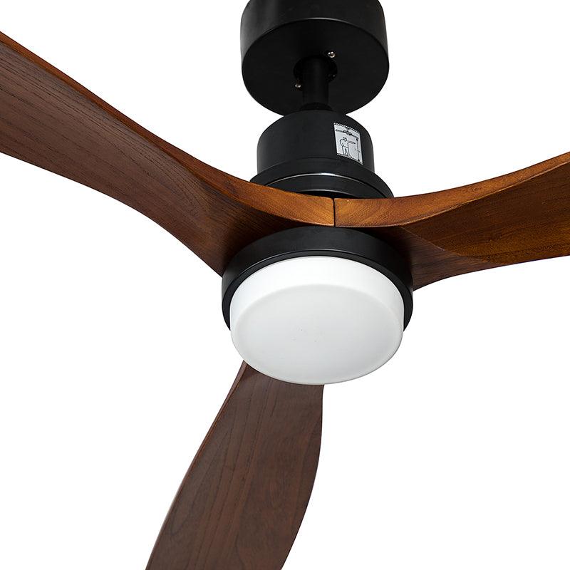 Akhetaton 3-Blade Remote Controlled 52" LED Ceiling Fan - Hulala Home