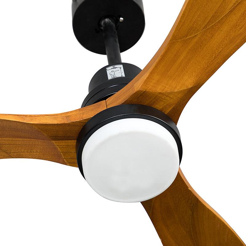 Akhetaton 3-Blade Remote Controlled 52" LED Ceiling Fan - Hulala Home