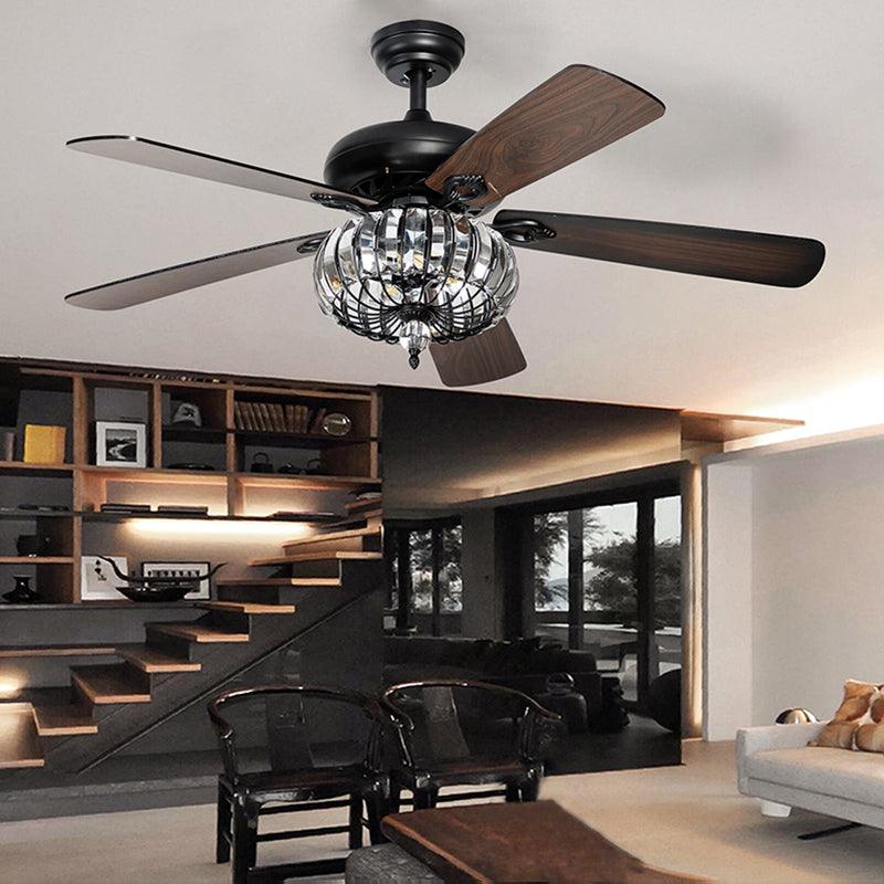 Kow 5-Blade 52" Remote Controlled LED Ceiling Fan - Hulala Home
