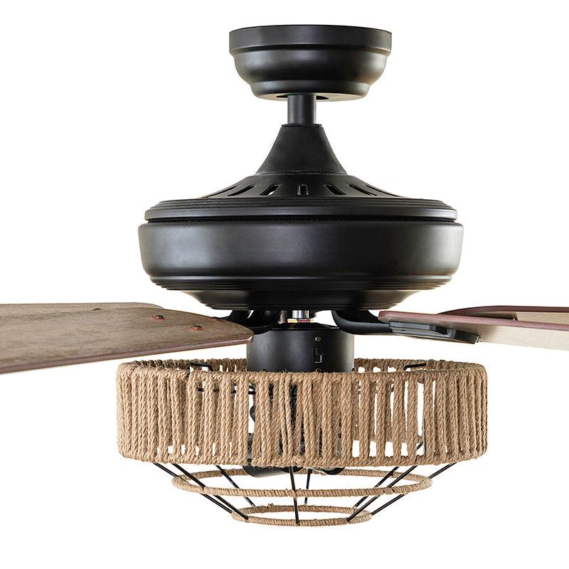 Mohenjo 5-Blade Remote Controlled 52" LED Ceiling Fan - Hulala Home
