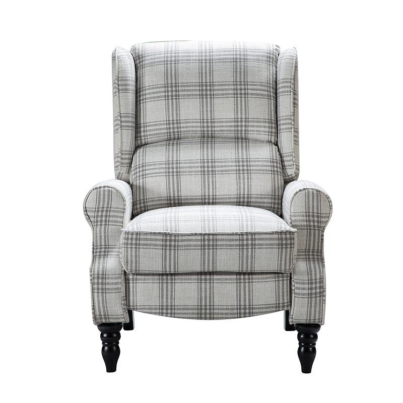 Erdeni Upholstered Manual Wingback Recliner Chair - Hulala Home