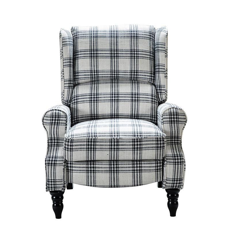 Erdeni Upholstered Manual Wingback Recliner Chair - Hulala Home