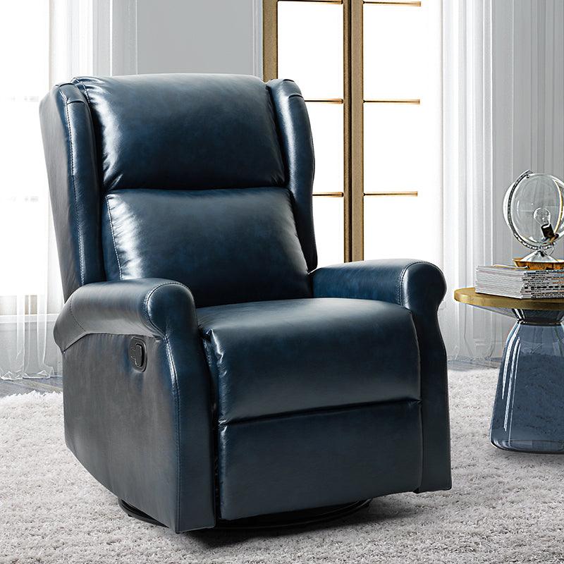 Chanhu Vegan Leather Swivel Recliner - Hulala Home