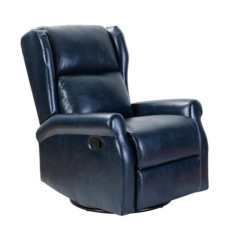 Chanhu Vegan Leather Swivel Recliner - Hulala Home