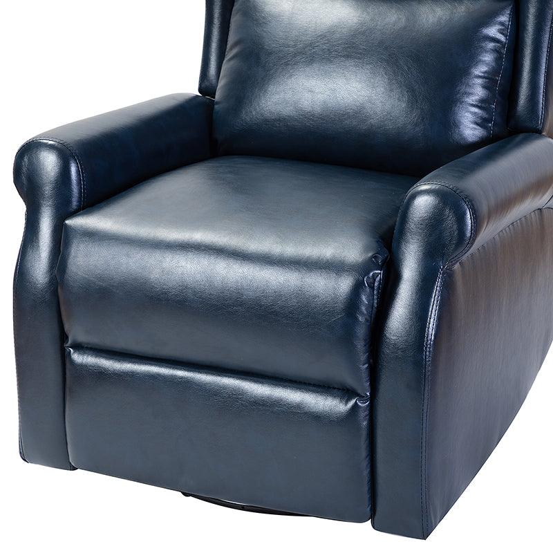 Chanhu Vegan Leather Swivel Recliner - Hulala Home