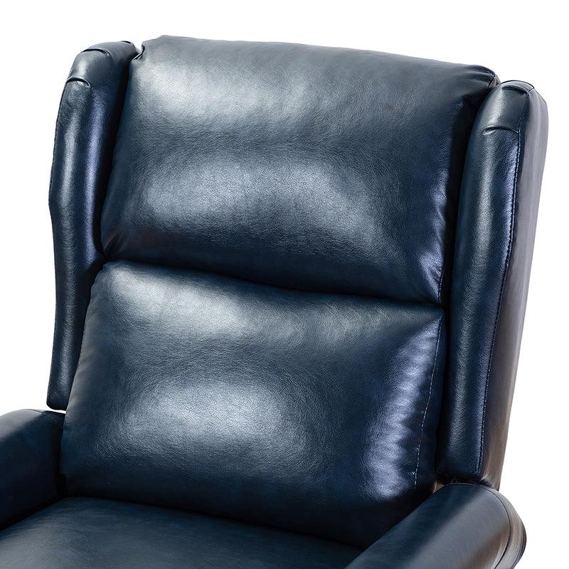 Chanhu Vegan Leather Swivel Recliner - Hulala Home