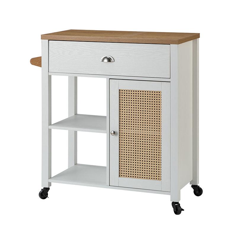 Thessaly ?31.5" Wide Rolling Kitchen Cart - Hulala Home
