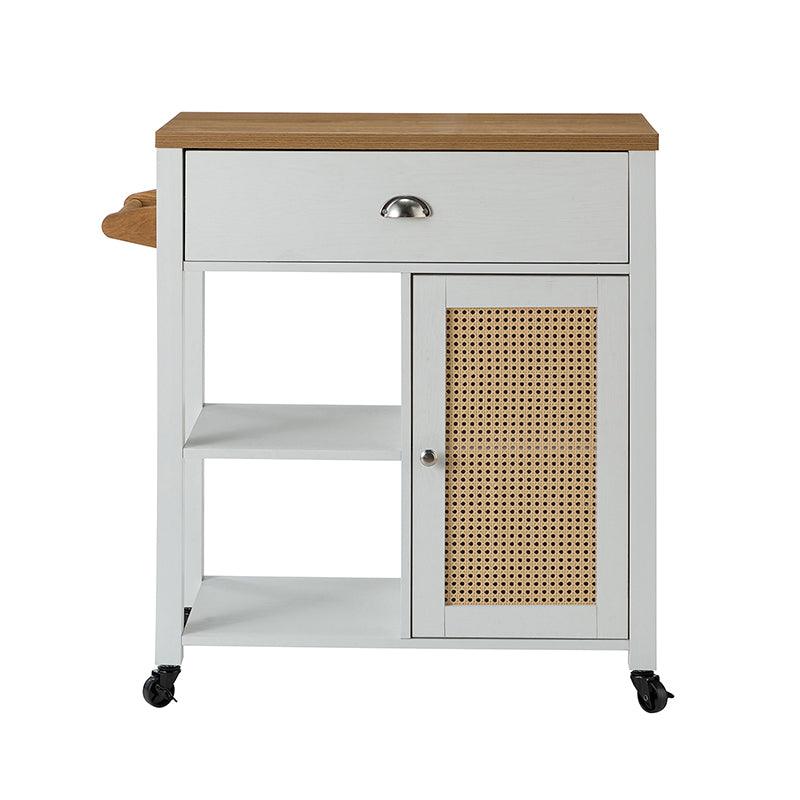 Thessaly ?31.5" Wide Rolling Kitchen Cart - Hulala Home