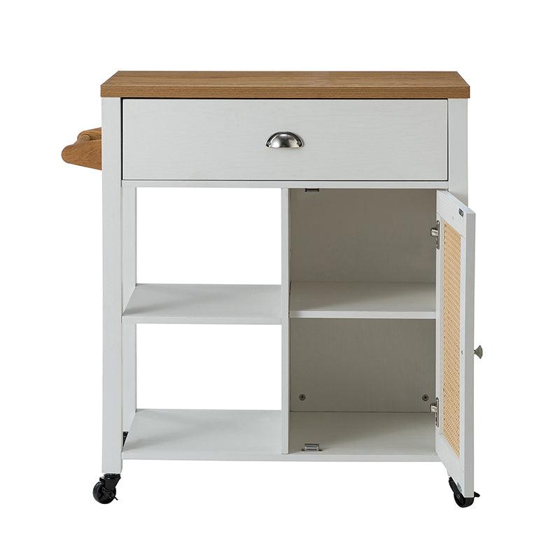 Thessaly ?31.5" Wide Rolling Kitchen Cart - Hulala Home