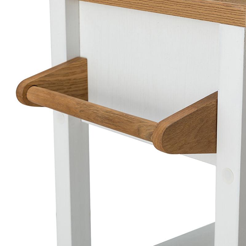 Thessaly ?31.5" Wide Rolling Kitchen Cart - Hulala Home